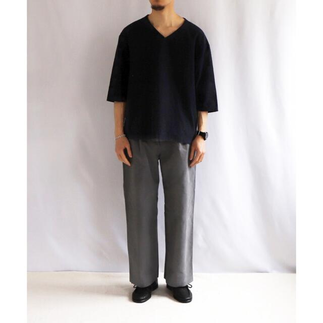 COMOLI(コモリ)のnest robe CONFECT コットンネップ天竺 フットボールシャツ メンズのトップス(Tシャツ/カットソー(半袖/袖なし))の商品写真