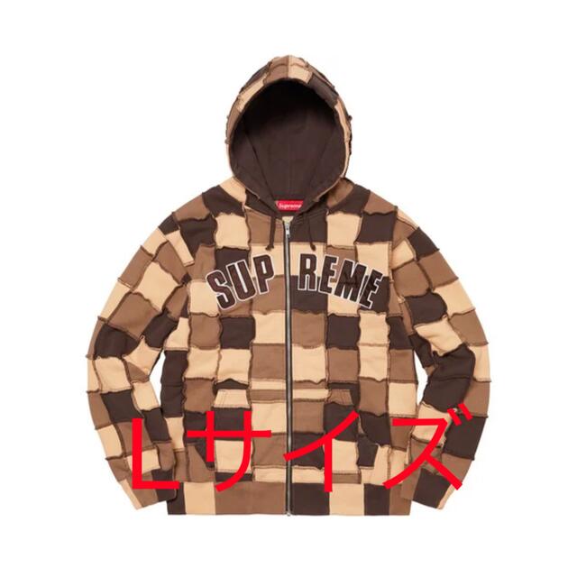 Supreme Reverse Patchwork Zip Up Hooded詳細