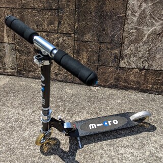 m-cro sprite black micro scooter(三輪車/乗り物)