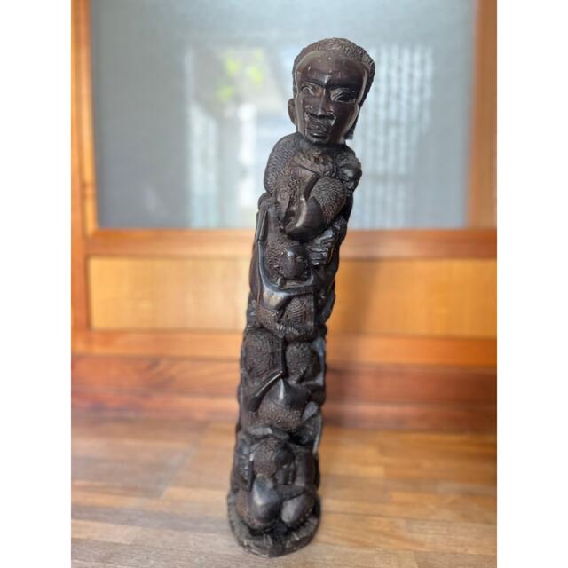 アフリカ土産　木彫り人形