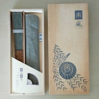 【新品】 扇子 (専用ケース付) 楽風楽夏(日用品/生活雑貨)