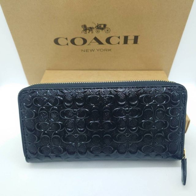 COACH(コーチ)の COACH シグネチャー　ラウンドジップ長財布 F54805 アウトレット品 レディースのファッション小物(財布)の商品写真