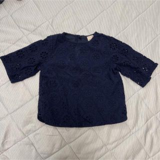 プティマイン(petit main)のプティマイン レース トップス カットソー 90(Tシャツ/カットソー)