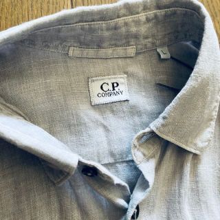 シーピーカンパニー(C.P. Company)のC.P.COMPANY 半袖リネンシャツ L(シャツ)