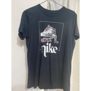 ナイキ(NIKE)のNIKE  ナイキ　Tシャツ　ブラック　レディース　新品未使用　タグ付き(Tシャツ(半袖/袖なし))