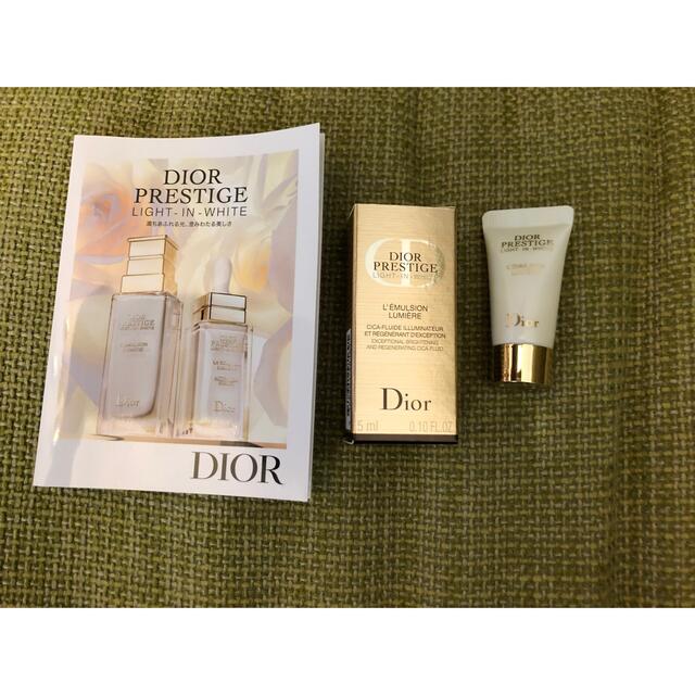 Dior(ディオール)のディオール　プレステージ  ホワイトリンクルエマルジョンルミエール　サンプル  コスメ/美容のキット/セット(サンプル/トライアルキット)の商品写真