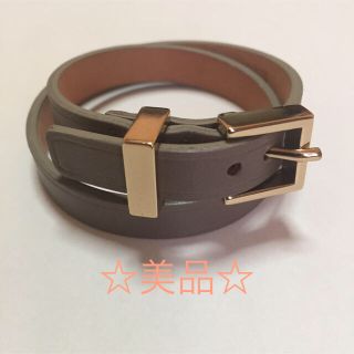 イエナ(IENA)の美品☆IENA レザーブレスレット(ブレスレット/バングル)