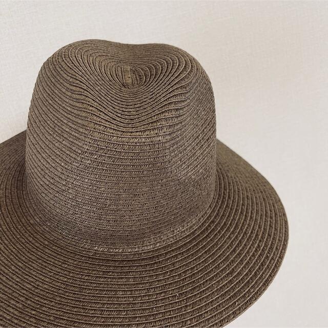 coca  ペーパーハット　ブラウン レディースの帽子(麦わら帽子/ストローハット)の商品写真