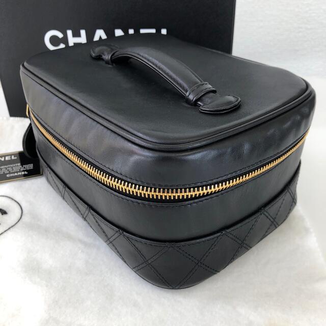 ☆美品☆CHANEL シャネル ラムスキン バニティバッグ 化粧ポーチ 正規