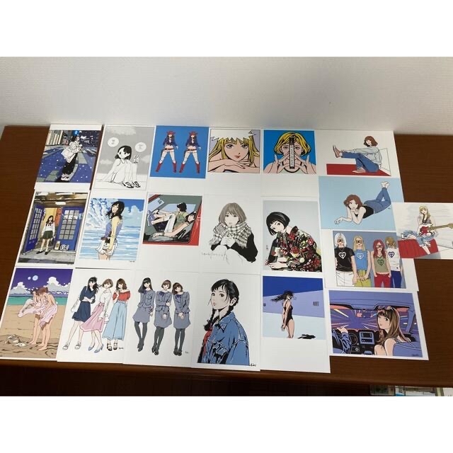 ☆値下げ！江口寿史「彼女」展限定ポストカード20枚セット2未使用送料込み！