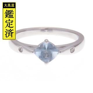 タサキ(TASAKI)のタサキ アクアマリン ダイヤモンド リング ホワイトゴールド #10【430】(リング(指輪))