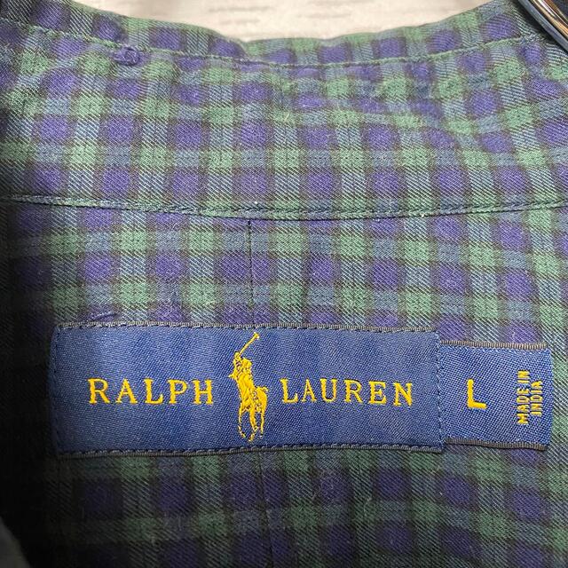POLO RALPH LAUREN(ポロラルフローレン)の【アースカラー】ポロラルフローレン⭐︎刺繍ワンポイントロゴ　チェックシャツ メンズのトップス(シャツ)の商品写真