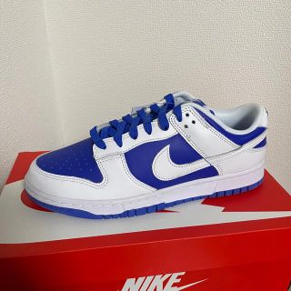 ナイキ(NIKE)のNike dunk low Racer blue and white(スニーカー)