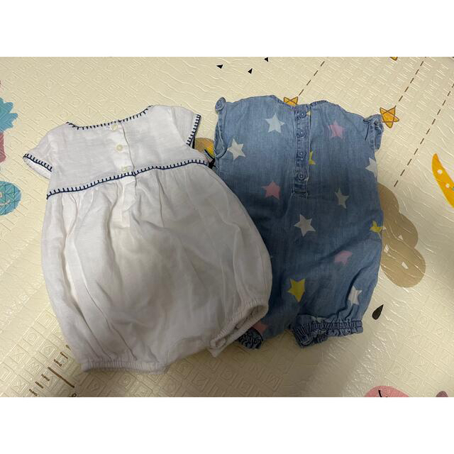 babyGAP(ベビーギャップ)のbaby GAP ロンパース2点セット キッズ/ベビー/マタニティのベビー服(~85cm)(ロンパース)の商品写真