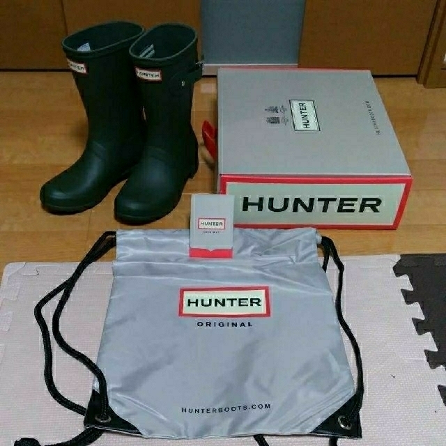 ふーこ様専用ハンター レインブーツ カーキ 23cm オリジナルツアーショート