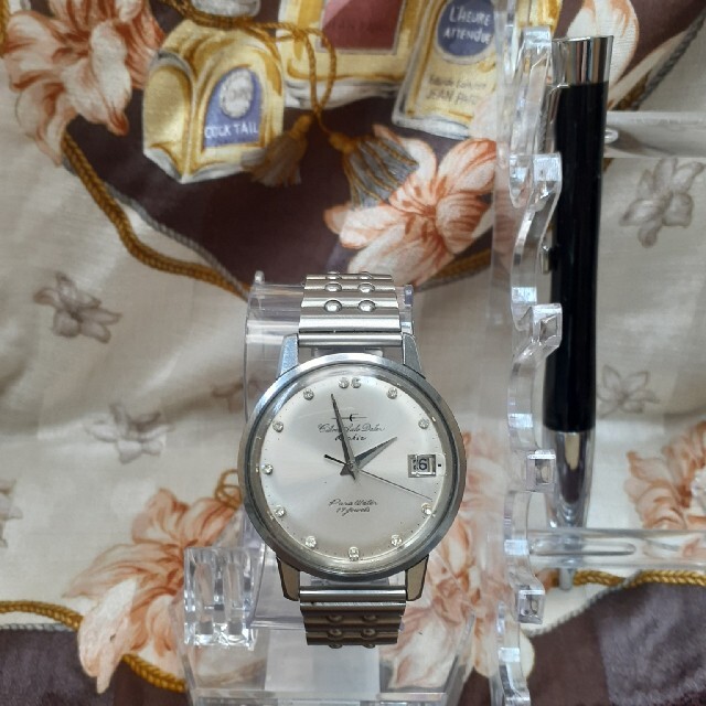 CITIZEN(シチズン)の稼働時計！70年代メンズ！17石手巻きOH済！シチズンオートデータパラウォータ メンズの時計(腕時計(アナログ))の商品写真