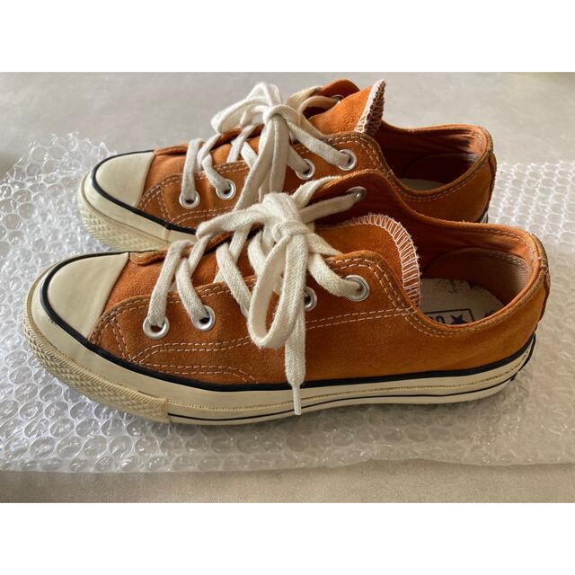 おしゃれ Converse CT70 チャックテイラー ブラウン オレンジ 24.5