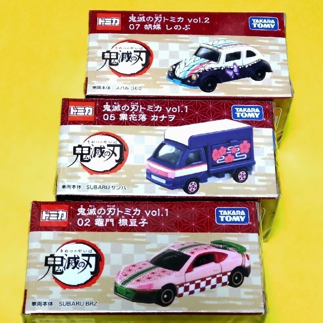 Takara Tomy(タカラトミー)の鬼滅の刃　トミカ　05栗花落カナヲ　SUBARU サンバー　スバル　タカラトミー エンタメ/ホビーのおもちゃ/ぬいぐるみ(ミニカー)の商品写真