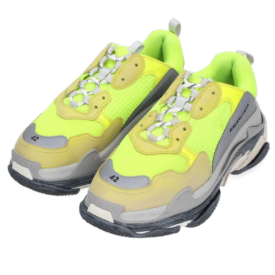 バレンシアガ TRIPLE S TRAINERS トリプルエスレースアップスニーカー  メンズ 42