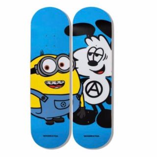 Verdy Minions Vick Set Pack white L