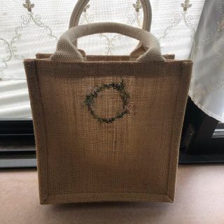 ムジルシリョウヒン(MUJI (無印良品))の無印ジュートバック刺繍A6(バッグ)