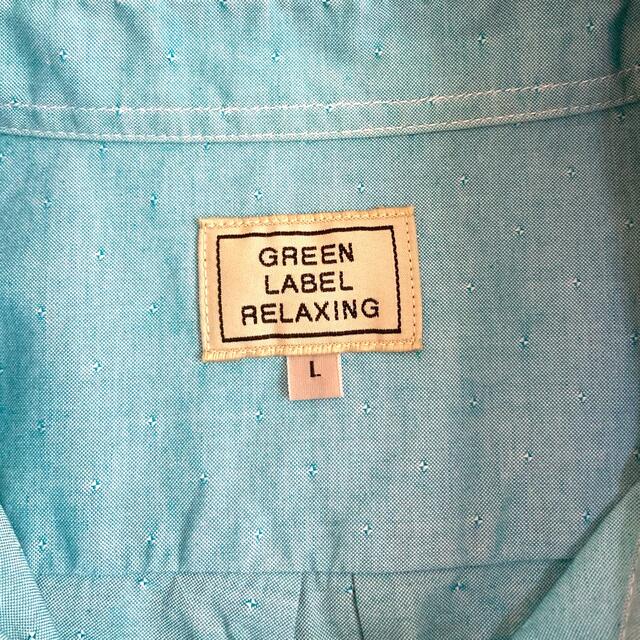 UNITED ARROWS green label relaxing(ユナイテッドアローズグリーンレーベルリラクシング)の美品　ユナイテッドアローズ　グリーンラベル　メンズ　半袖シャツ メンズのトップス(シャツ)の商品写真