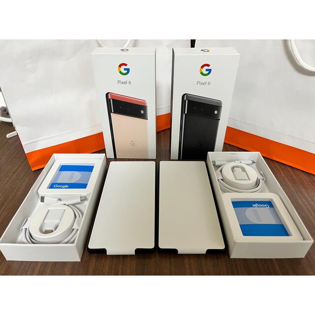 Google Pixel(グーグルピクセル)の【新品未使用】Google Pixel 6 2台 スマホ/家電/カメラのスマートフォン/携帯電話(スマートフォン本体)の商品写真