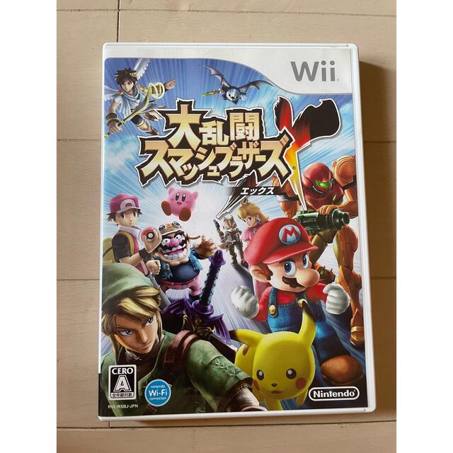 任天堂(ニンテンドウ)の大乱闘スマッシュブラザーズ X Wii エンタメ/ホビーのゲームソフト/ゲーム機本体(家庭用ゲームソフト)の商品写真
