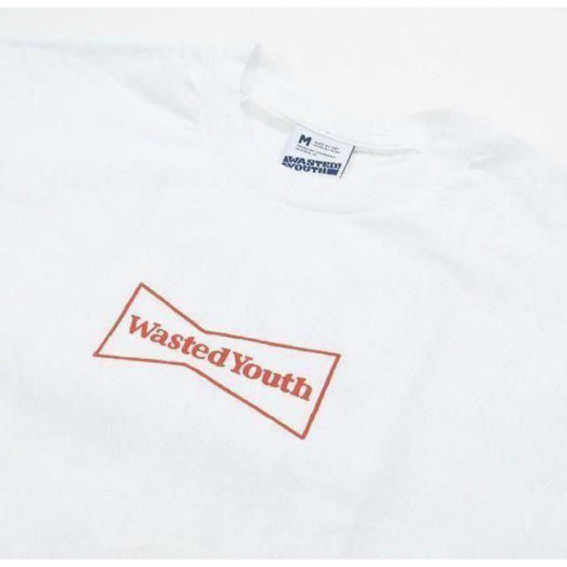 GDC(ジーディーシー)のWasted youth Verdy Ploom Tee White Red L メンズのトップス(Tシャツ/カットソー(半袖/袖なし))の商品写真
