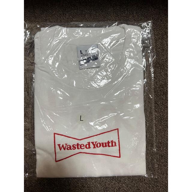 GDC(ジーディーシー)のWasted youth Verdy Ploom Tee White Red L メンズのトップス(Tシャツ/カットソー(半袖/袖なし))の商品写真