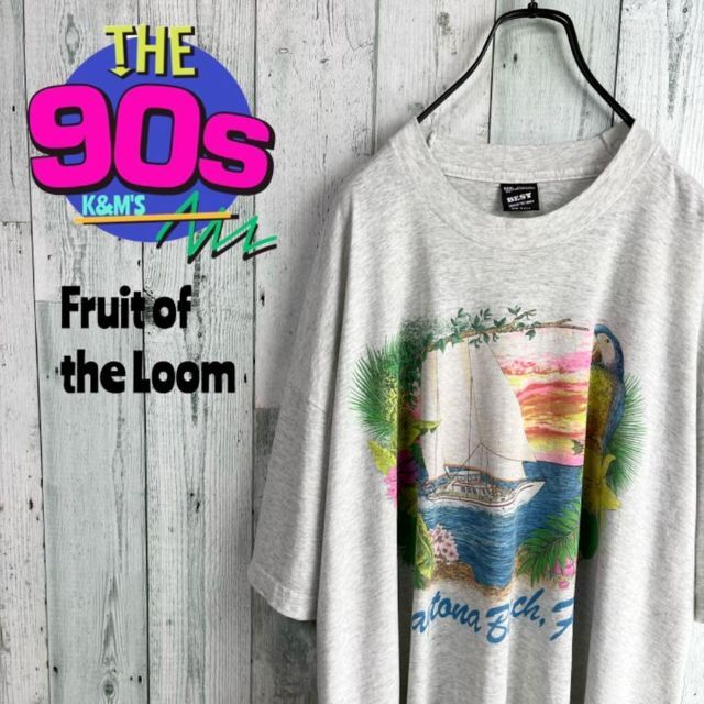 80's フルーツオブザルーム  アートプリント  ヴィンテージ Tシャツ