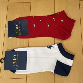 ポロラルフローレン(POLO RALPH LAUREN)の【新品・未使用】ラルフローレン☆メンズ靴下2足セット(ソックス)