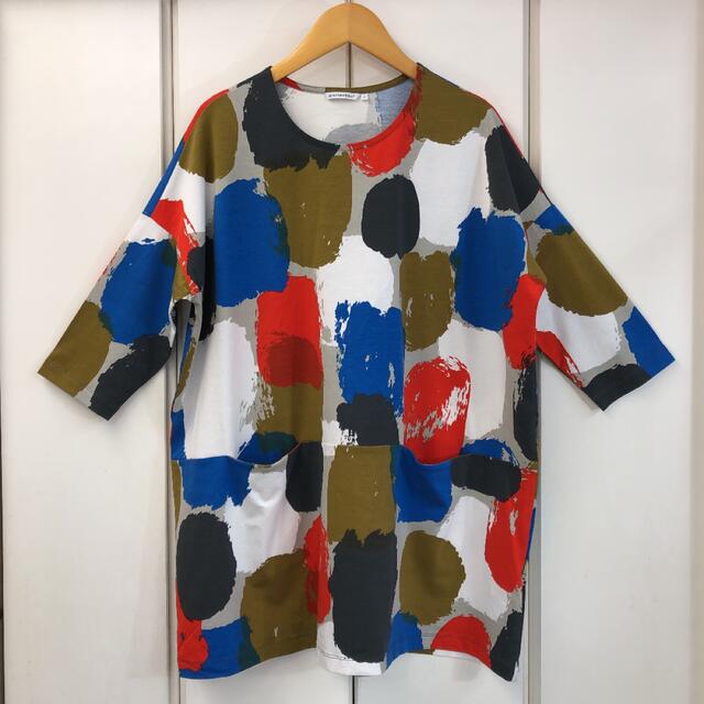 美品 marimekko MAILERI ストレッチカットソー(S)