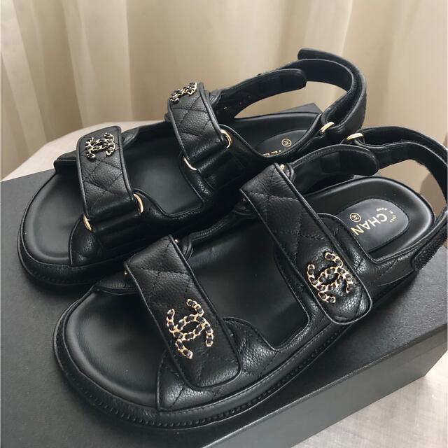 CHANEL】 サンダル サイズ36 フットベットスポーツ | hartwellspremium.com