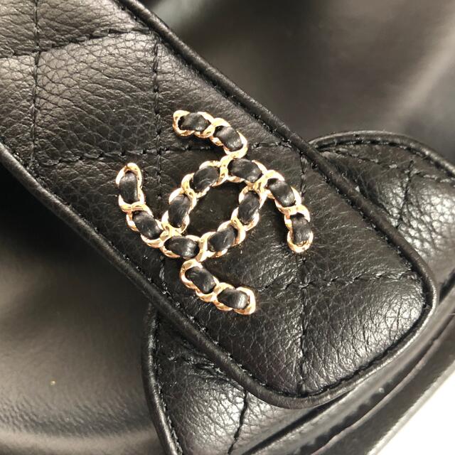 【CHANEL】  サンダル　サイズ36   フットベットスポーツ