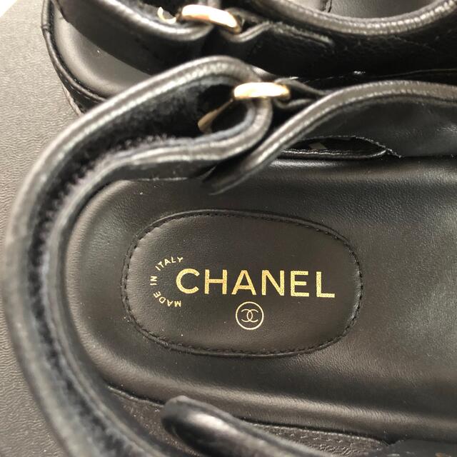 【CHANEL】  サンダル　サイズ36   フットベットスポーツ