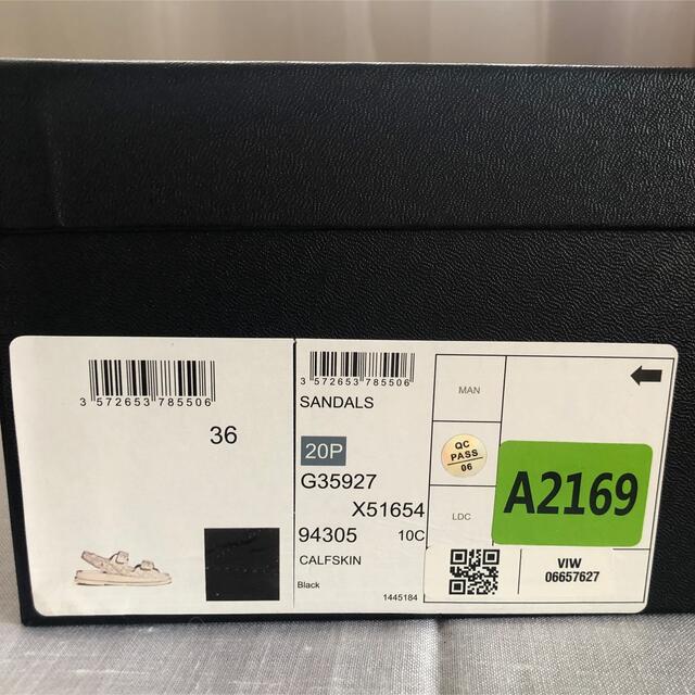 CHANEL - 【CHANEL】 サンダル サイズ36 フットベットスポーツの CHANEL - 【CHANEL】 サンダル サイズ36 フットベットスポーツの