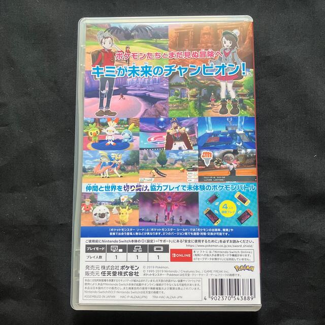 ポケモン(ポケモン)のポケットモンスター ソード Switch エンタメ/ホビーのゲームソフト/ゲーム機本体(家庭用ゲームソフト)の商品写真