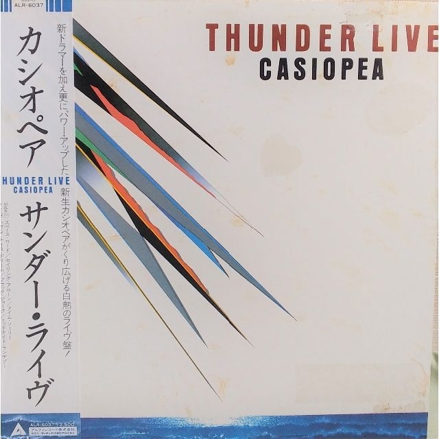 カシオペア　LP　［thunder live］サンダー・ライヴ　Casiopea