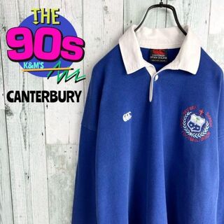 カンタベリー(CANTERBURY)の90's CANTERBURY 西サモア　ニュージーランド製　ラガーシャツ(ポロシャツ)