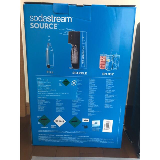 【未使用品】sodastream Source v3スターターキット（ブラック） スマホ/家電/カメラの調理家電(その他)の商品写真