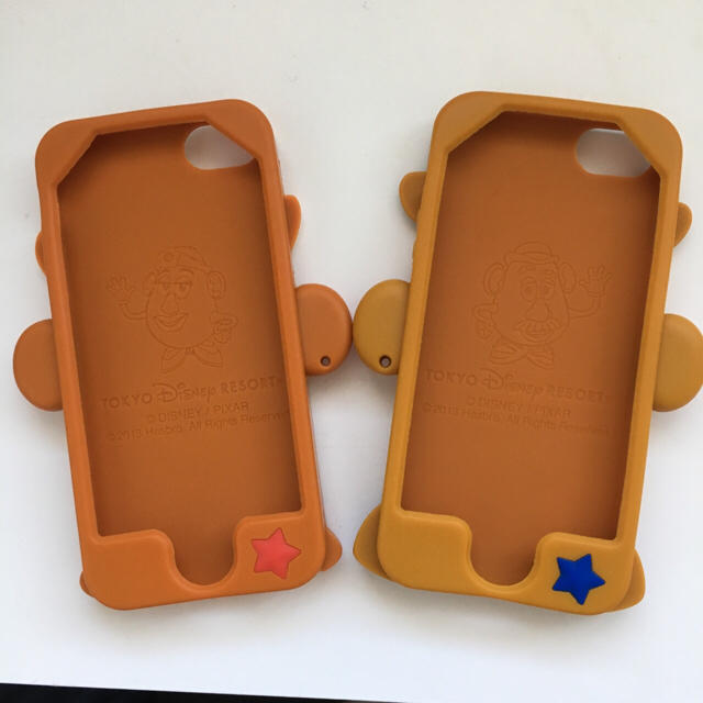 Disney(ディズニー)の【sap様専用】iPhoneケース ◇ ポテトヘッド ペア スマホ/家電/カメラのスマホアクセサリー(iPhoneケース)の商品写真