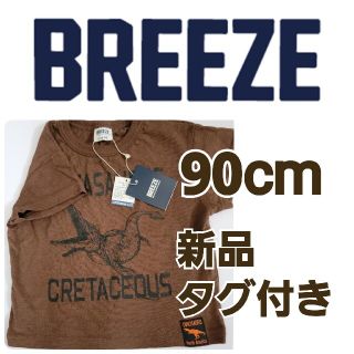 ブリーズ(BREEZE)の90cm【 ブリーズ 】恐竜 綿100％ 半袖 Tシャツ(Tシャツ/カットソー)