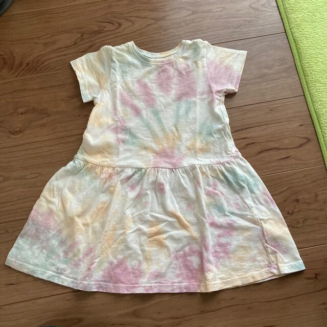 NEXT(ネクスト)の【90cm】NEXT 綿100% タイダイ柄　半袖ワンピース キッズ/ベビー/マタニティのキッズ服女の子用(90cm~)(ワンピース)の商品写真