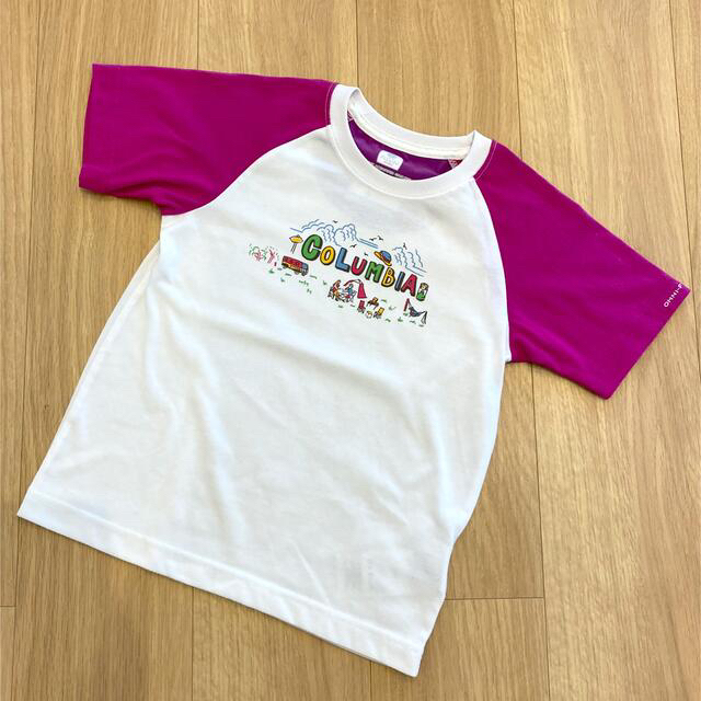 Columbia(コロンビア)のコロンビア キッズ フーディ ハーフパンツ Tシャツ 3点セット サイズ120 キッズ/ベビー/マタニティのキッズ服男の子用(90cm~)(Tシャツ/カットソー)の商品写真