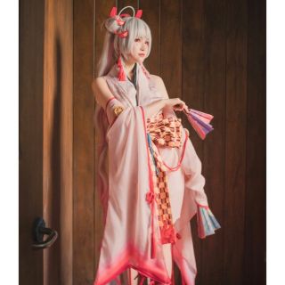 Q⑦4 陰陽師 不知火 (しらぬい) 未觉醒 コスプレ 変装 cosplay 白(衣装一式)