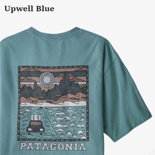 パタゴニア(patagonia)のpatagonia Tシャツ M's Summit アップウェルブルー S(Tシャツ/カットソー(半袖/袖なし))