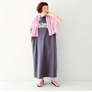 ネストローブ(nest Robe)のネストローブ　nestRobe  コットンリネン ストライプショートブラウス (シャツ/ブラウス(半袖/袖なし))