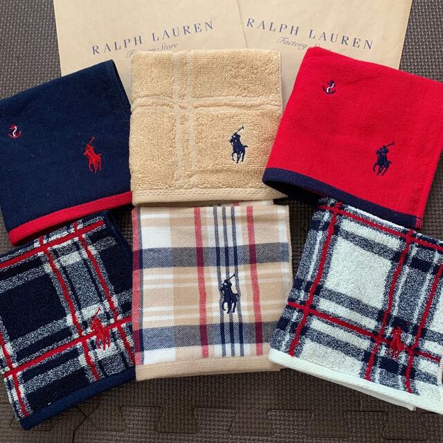 Ralph Lauren(ラルフローレン)のクーポン使えます・素敵なデザインたくさん⭐️ラルフローレン ガーゼタオルハンカチ レディースのファッション小物(ハンカチ)の商品写真