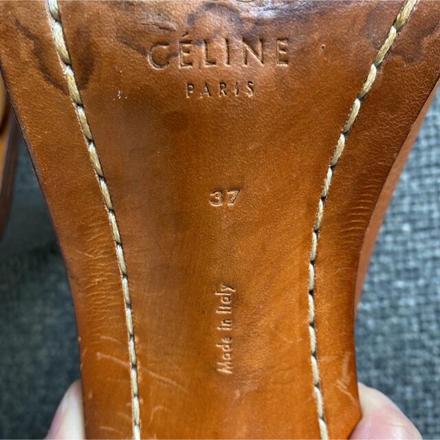 celine(セリーヌ)の最終価格！セリーヌ バンバン メタルヒールサンダル 37 レディースの靴/シューズ(サンダル)の商品写真